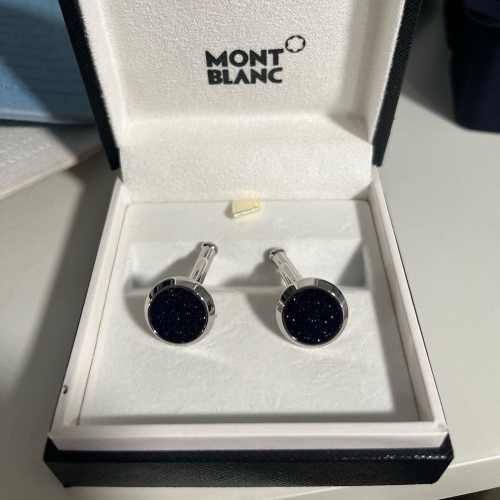 Mont Blanc Cufflinks- brand new never used